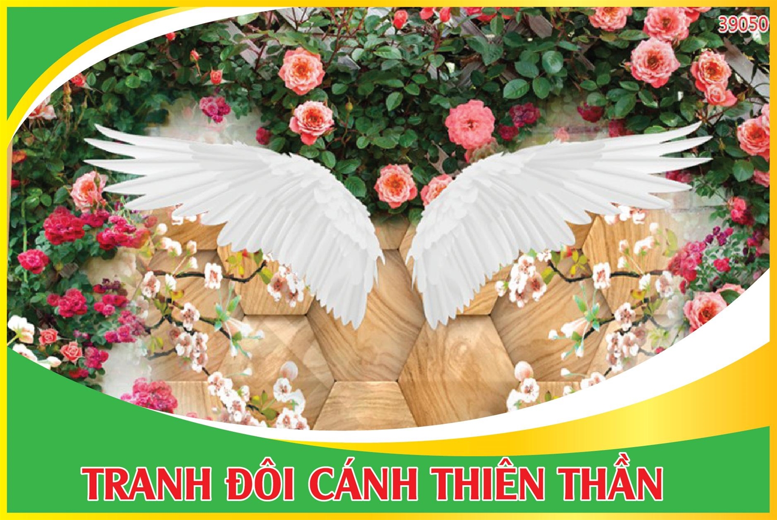 TRANH ĐÔI CÁNH THIÊN THẦN 3D