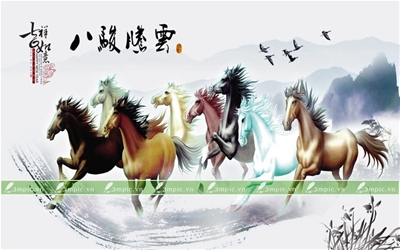  Tranh Dán Tường Phong Thuỷ; Tranh Dán Tường Nội Thất Cao Cấp; Tranh Dán Tường Quán Ăn;