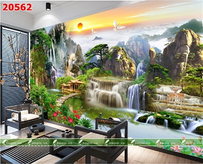 tranh dán tường 3d;tranh dán tường hiện đại