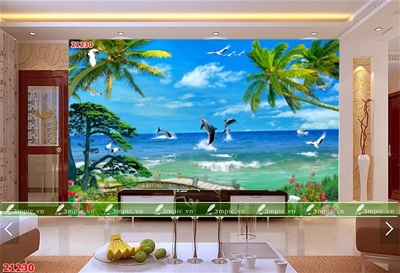 tranh dán tường 3d;tranh dán tường hiện đại