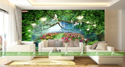 tranh dán tường 3d;tranh dán tường hiện đại