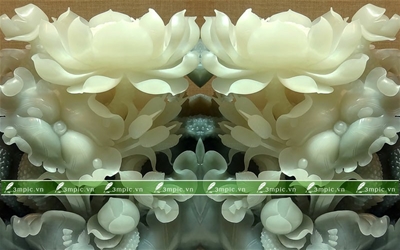 Tranh dán Tường 3D phòng khách; Tranh Ngọc 3D; Tranh dán Tường sơn thủy 3D; 3D; Tranh dán Tường 3D đẹp;  bán bán file tranh cung cấp file tranh;3mpic.vn