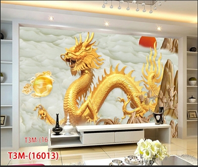 tranh dán tường 3D phòng khách; Tranh Rồng; tranh Công Phượng 3D; tranh dán tường 3D; tranh dán tường 3D đẹp; bán file tranh cung cấp file tranh; 3mpic.vn