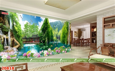 tranh phong cảnh 3d