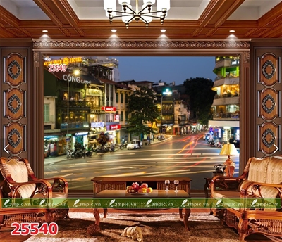 tranh phong cảnh 3d
