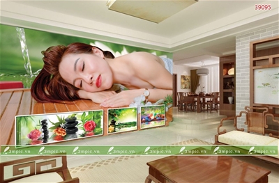 tranh dán tường 3D phòng khách; Tranh SPA; tranh dán tường sơn thủy 3D; tranh dán tường 3D; tranh dán tường 3D đẹp; bán file tranh cung cấp file tranh; 3mpic.vn