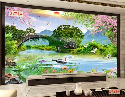 tranh dán tường 3D phòng khách; tranh 3D; tranh 3D đẹp; 3mpic.vn
