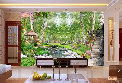 tranh dán tường 3D phòng khách; tranh 3D; tranh 3D đẹp; 3mpic.vn