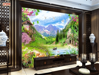 tranh dán tường 3D phòng khách;tranh dán tường 3D; tranh dán tường 3D đẹp; 3mpic.vn