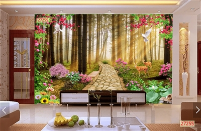 tranh dán tường 3D phòng khách;tranh dán tường 3D; tranh dán tường 3D đẹp; 3mpic.vn