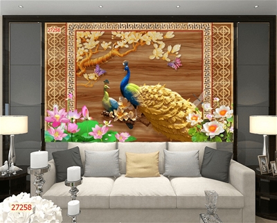 tranh dán tường 3D phòng khách;tranh dán tường 3D; tranh dán tường 3D đẹp; 3mpic.vn
