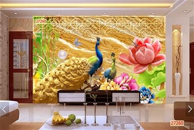 tranh dán tường 3D phòng khách;tranh dán tường 3D; tranh dán tường 3D đẹp; 3mpic.vn